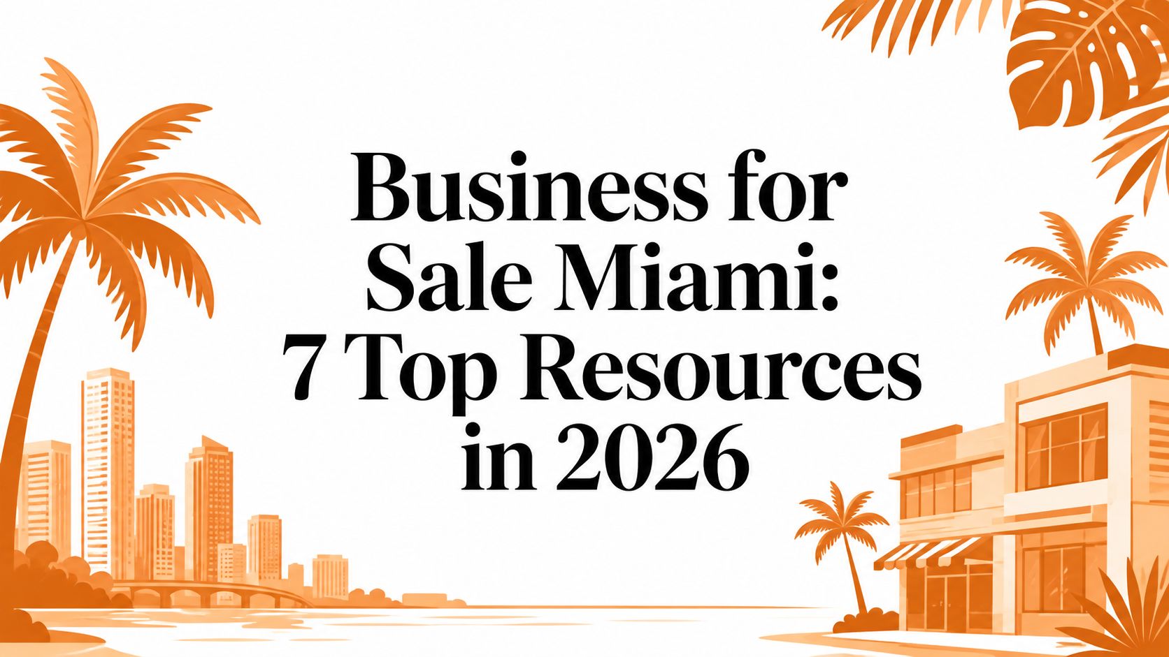 Business for Sale Miami: 7 Top Resources in 2026