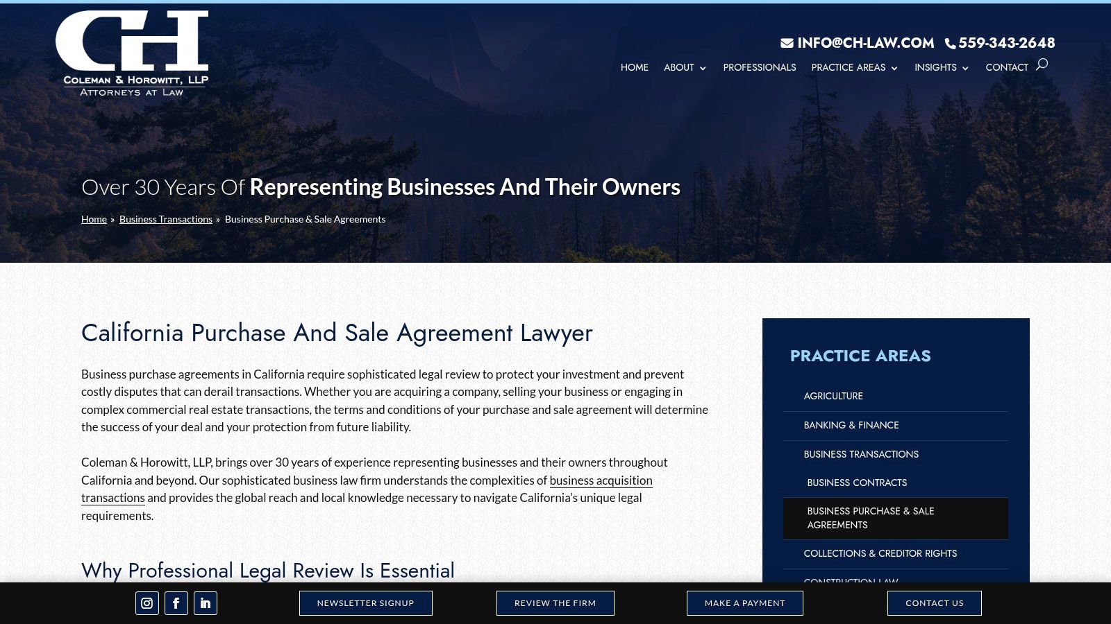 Coleman & Horowitt, LLP