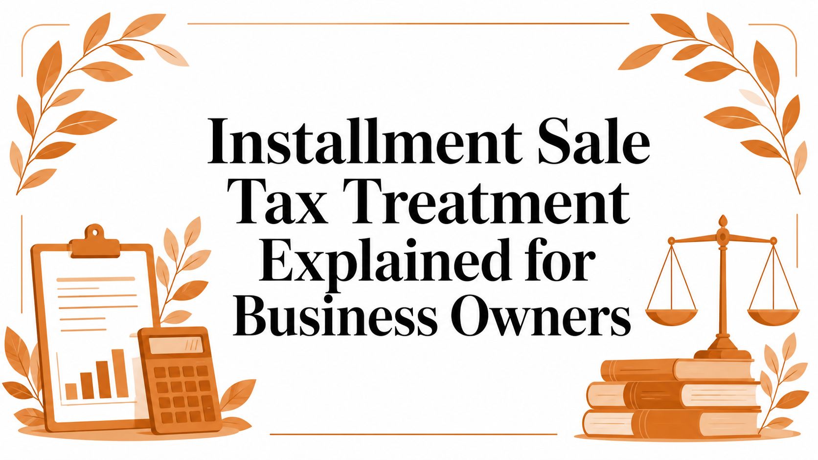 Installment Sale Tax Treatment Explained for Business Owners